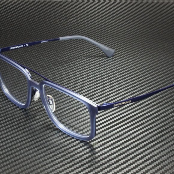 Emporio Armani Men's Matte Dark Blue Eyeglasses!